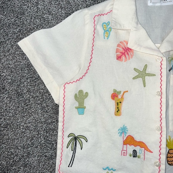 Zara Kids Embroidered Matching Set - Picture 3 of 11
